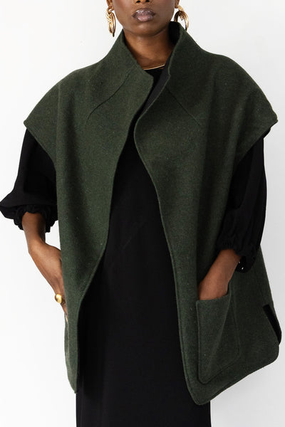 Army Blanket Reversible Waistcoat