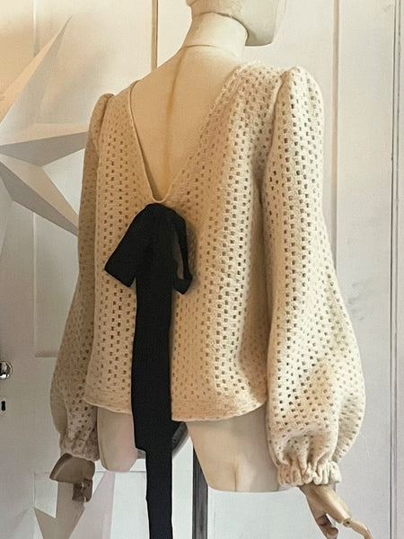 Laurent Knit Reversible V Neck